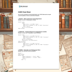Cheat Sheet Cast (SQL)