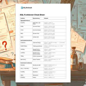Cheat Sheet Funktionen (SQL)