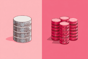 Horizontale Skalierung, vertikale Skalierung von Datenbanken